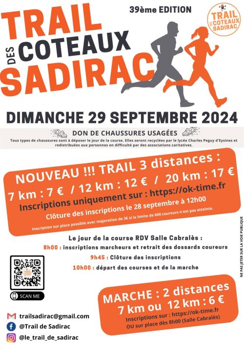Trail des Coteaux de Sadirac