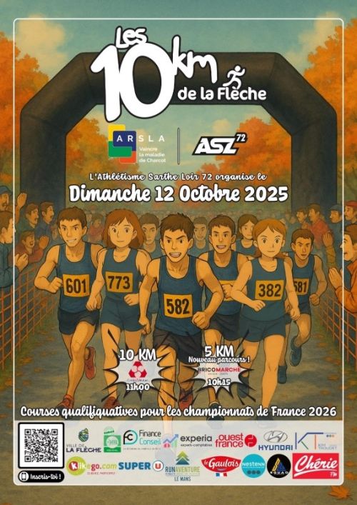10 km de la Flèche