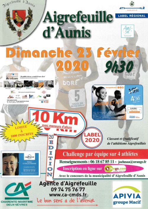 10km d'Aigrefeuille Athlétisme