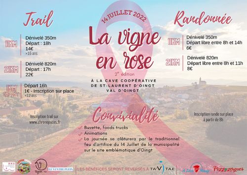 Trail de la Vigne en Rose