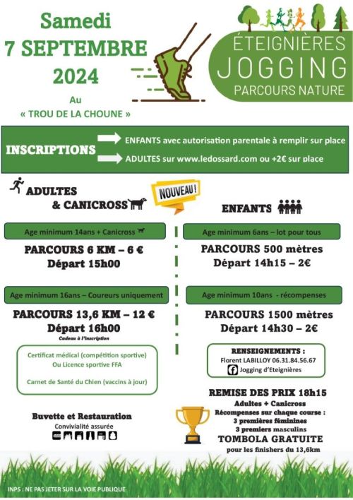 Jogging Eteignières