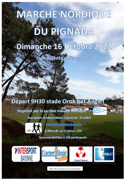 Marche Nordique du Pignada