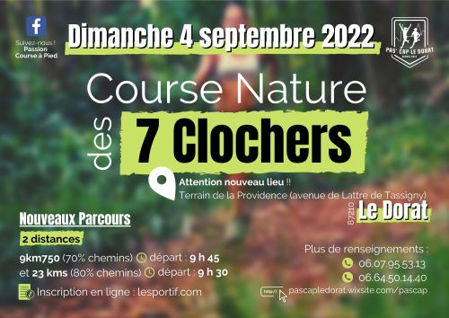 Course Nature des 7 Clochers