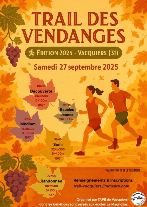 Trail des Vendanges de Vacquiers