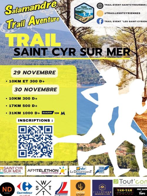 Trail de Saint Cyr sur Mer