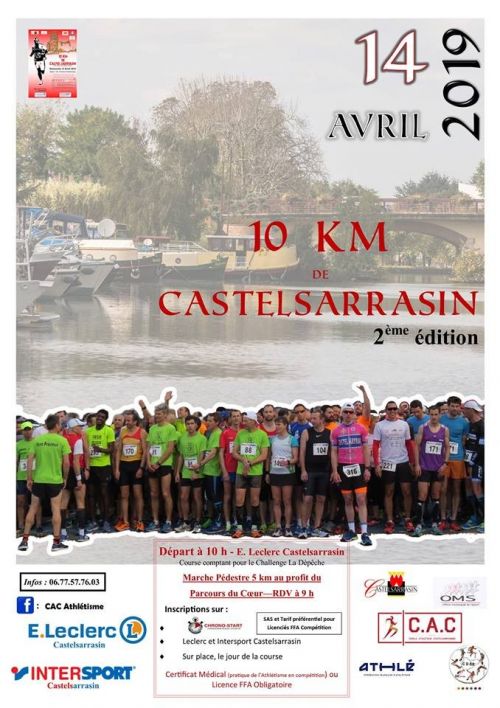 10 km de Castelsarrasin
