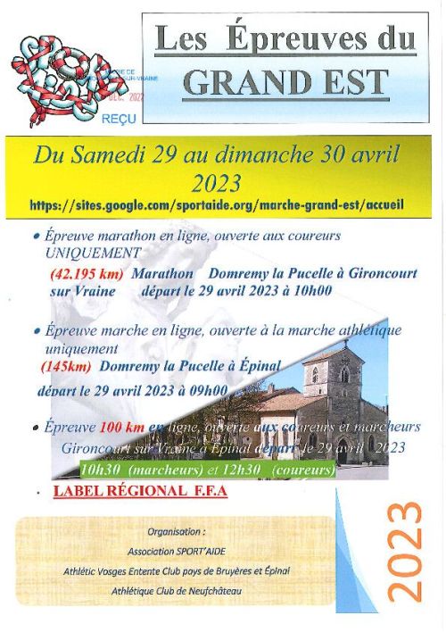 Les Épreuves du Grand Est