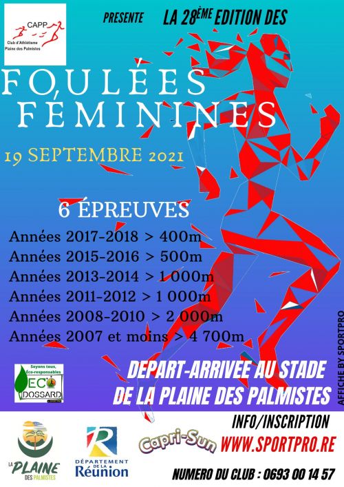 Foulées Féminines de la Plaine des Palmistes