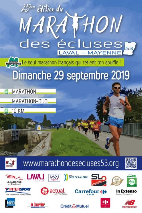 Marathon et 10 km des Écluses de la Mayenne