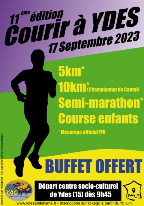 Courrir à Ydes