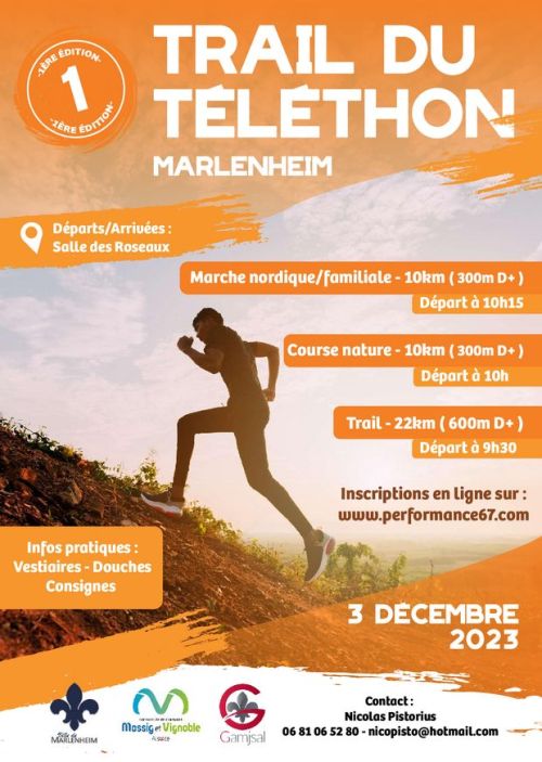 Trail du Téléthon de Marlenheim