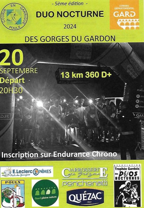 Duo nocturne des Gorges du Gardon
