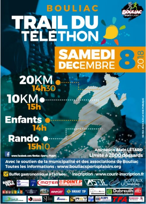 Trail du Téléthon de Bouliac