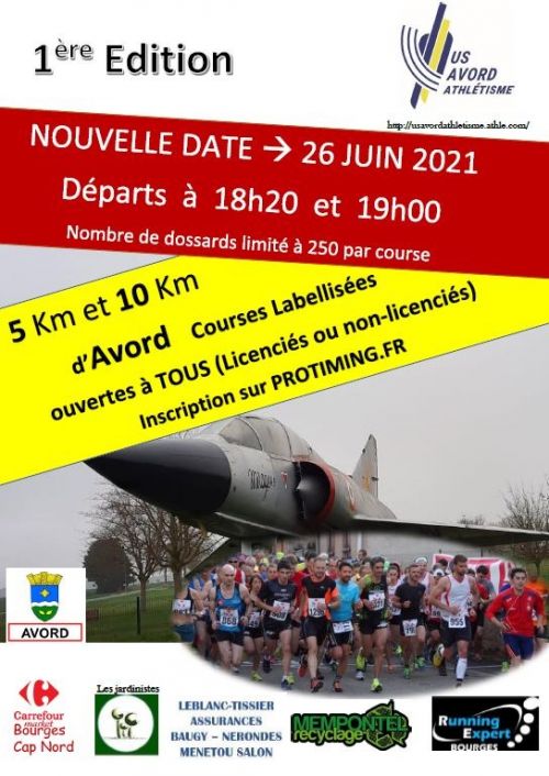5 et 10km d'Avord