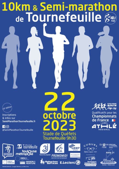 Semi-Marathon et 10km de Tournefeuille