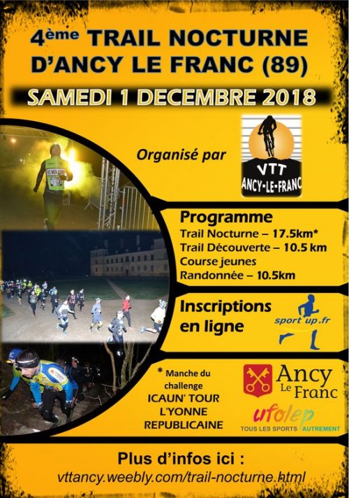 Trail Nocturne d'Ancy le Franc