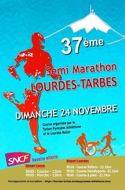 Semi-Marathon Lourdes - Tarbes