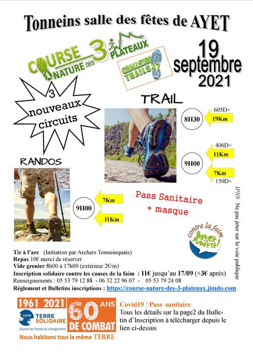 Course Nature des Trois Plateaux