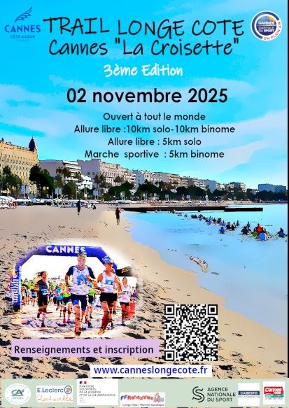 Trail longe Côte - La Croisette