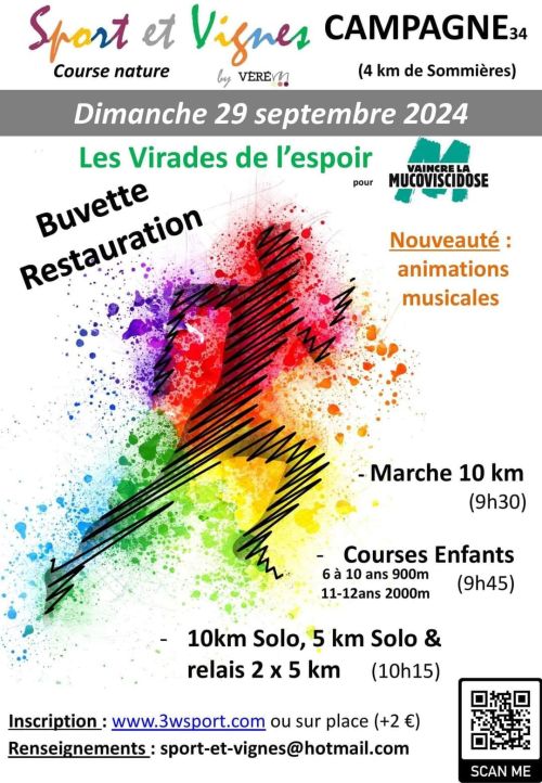 Sport et Vignes pour Vaincre la Mucoviscidose