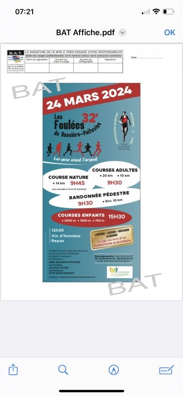 Les Foulées de Bussiere Poitevine