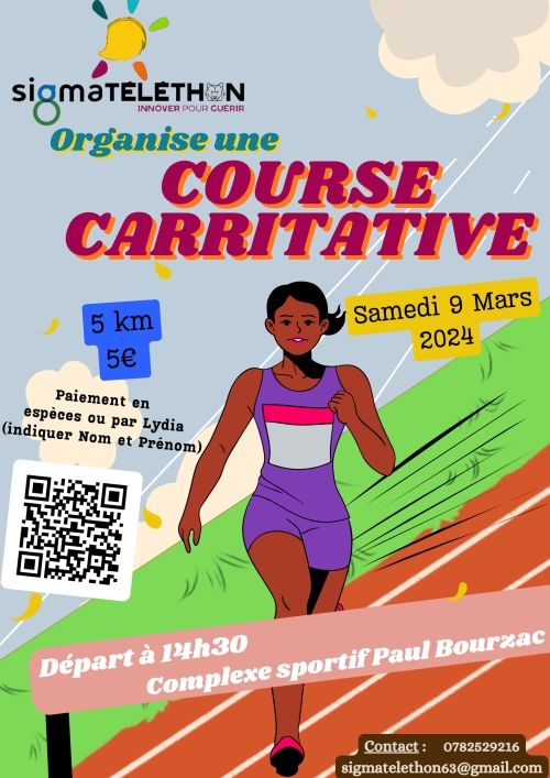 Course caritative SIGMA Téléthon