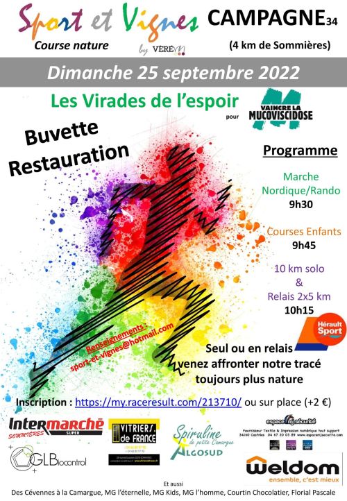 Sport et Vignes pour Vaincre la Mucoviscidose