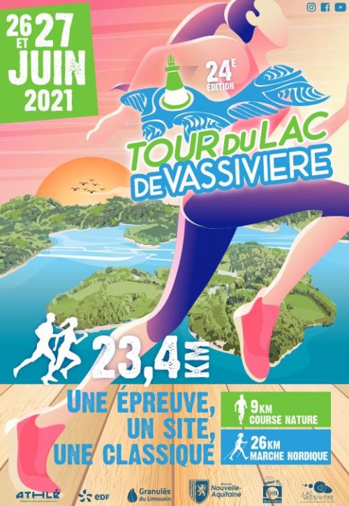 Tour du lac de Vassiviere