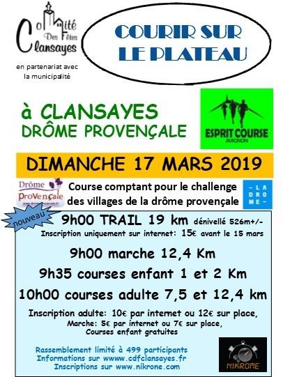 Courir sur le Plateau