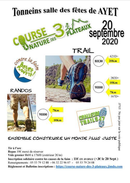 Course Nature des Trois Plateaux