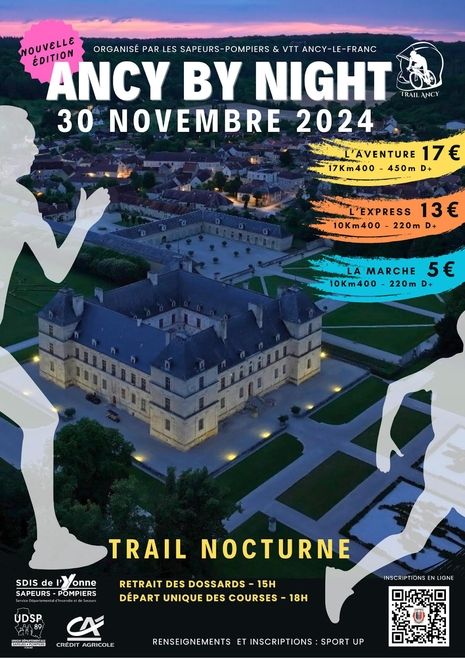Trail Nocturne d'Ancy le Franc