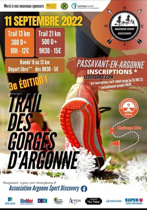 Trail des Gorges d'Argonne