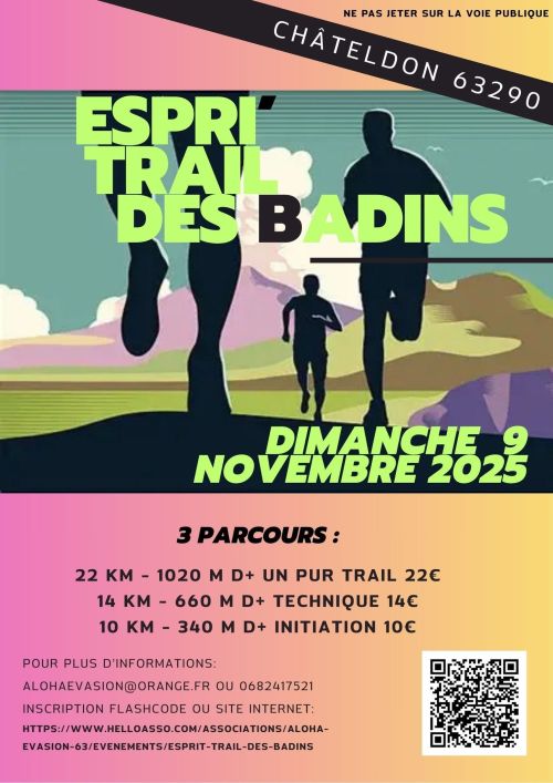 Espri'Trail des Badins