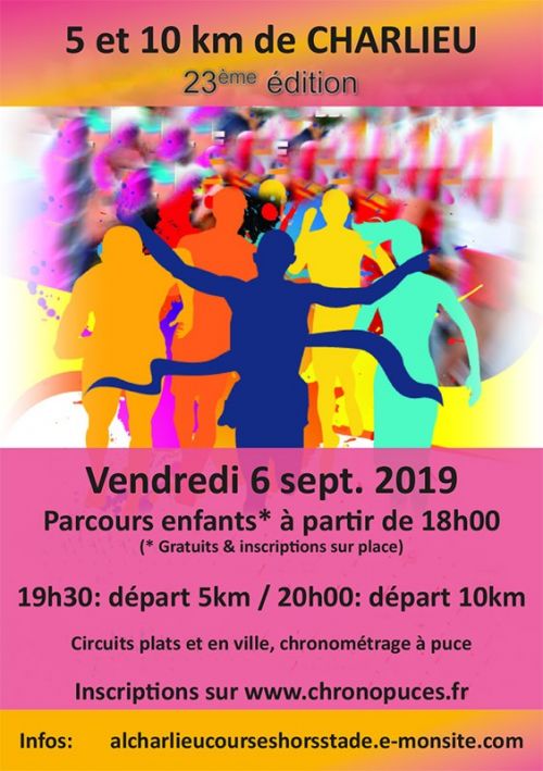 5 et 10 km de Charlieu