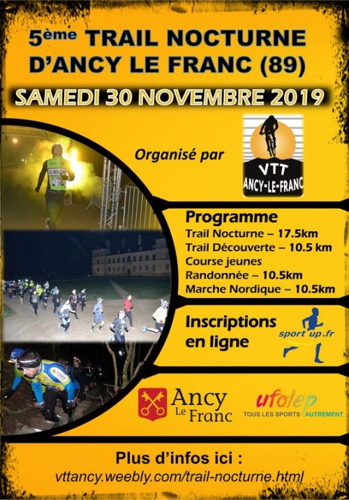 Trail Nocturne d'Ancy le Franc
