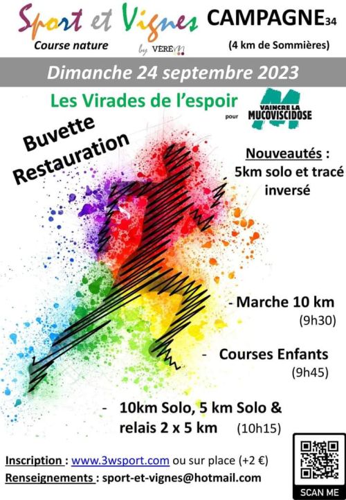 Sport et Vignes pour Vaincre la Mucoviscidose