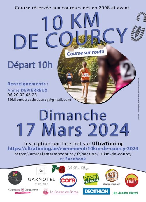 10 km de Courcy