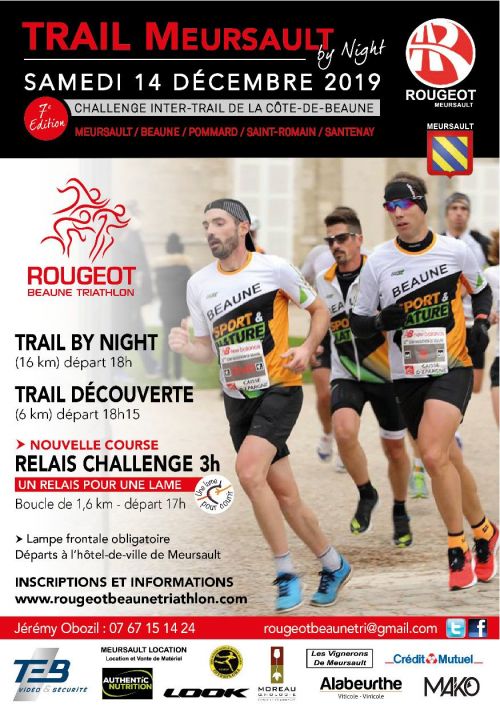 Trail Meursault by Night