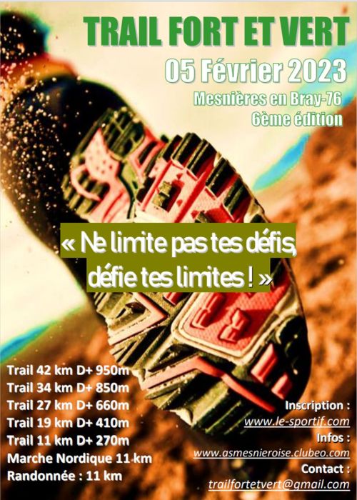 Trail Fort et Vert