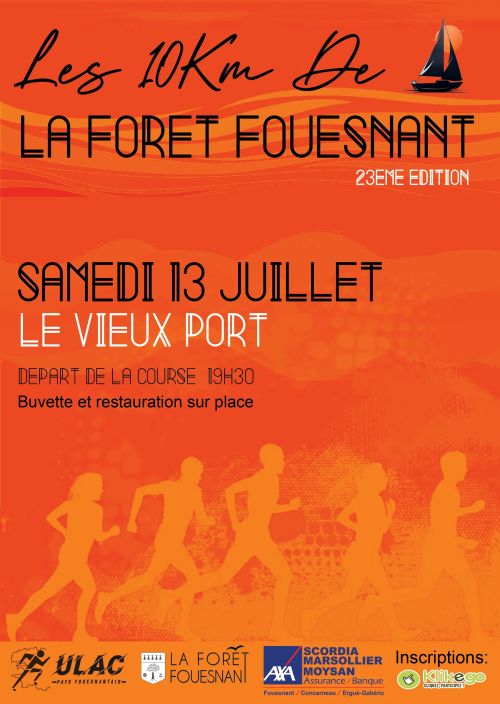 10 km de la Foret Fouesnant