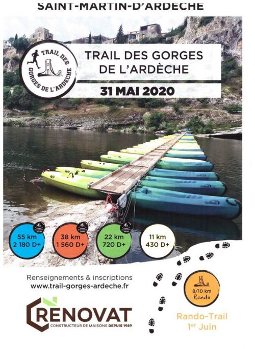 Trail des Gorges de l’Ardèche