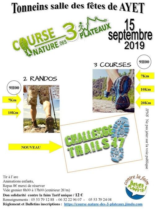 Course Nature des Trois Plateaux