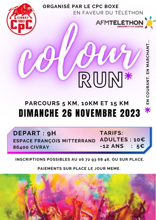 Colour Run du Téléthon