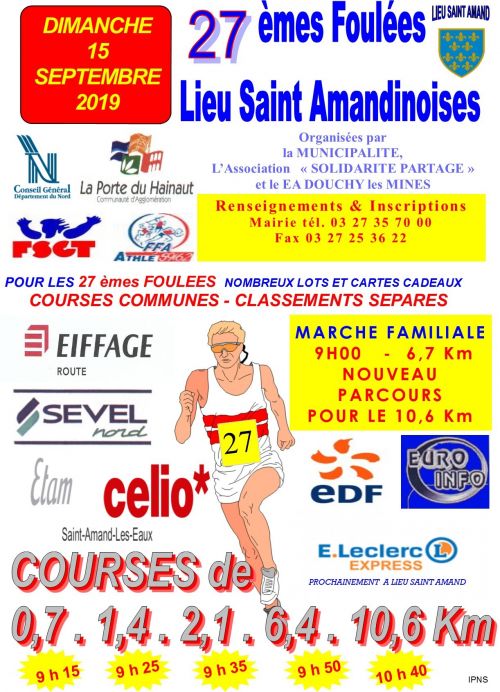Les Foulées Lieu Saint Amandinoises
