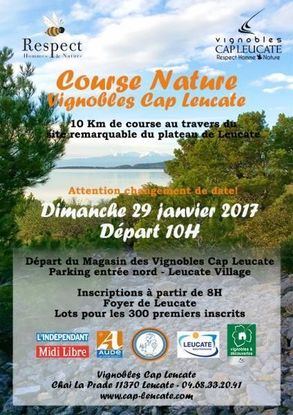 Course Nature des Vignobles Cap Leucate