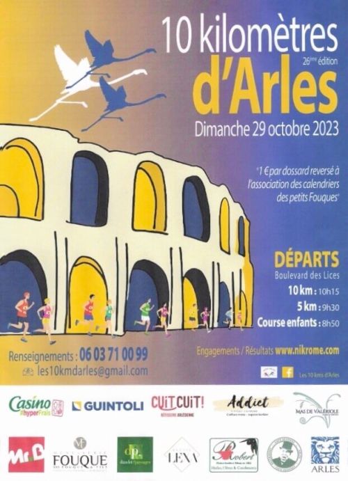 10 km d'Arles