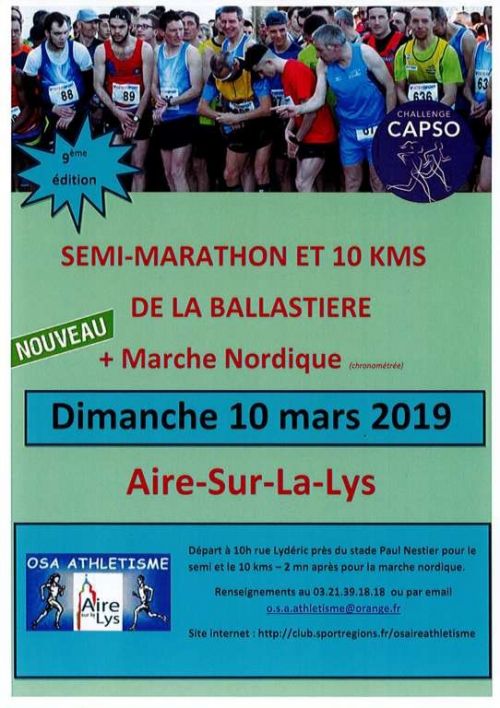 Semi-Marathon et 10km de la Ballastiere