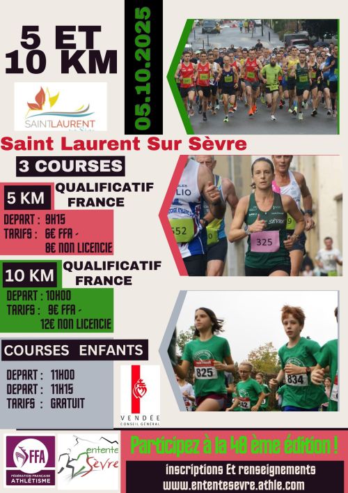 10km de Saint Laurent sur Sèvre