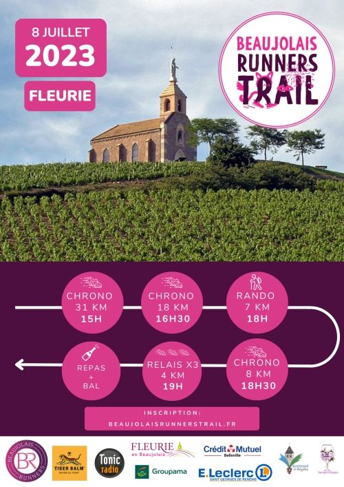 Beaujolais Runners Trail in Fleurie