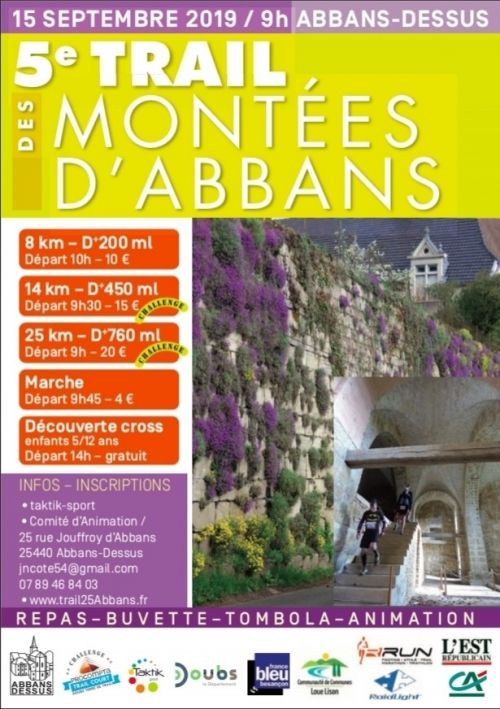 Trail des Montées d'Abbans